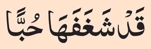Obedient Husband Qad Shaghafaha Hubban