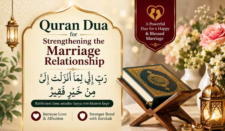 Quran Dua for Strengthening the Marriage Relationship